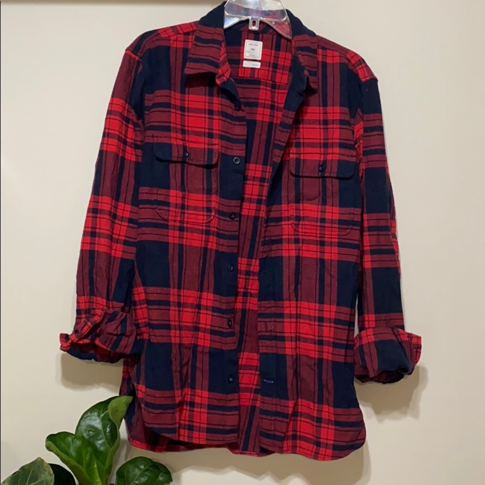 Men’s gap plaid button down shirt